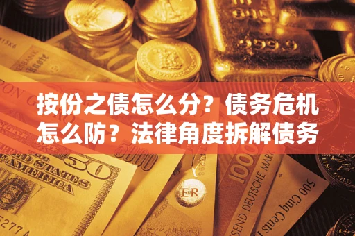 北京按份之债怎么分？债务危机怎么防？法律角度拆解债务分配与风险自保指南