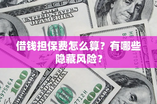 北京借钱担保费怎么算？有哪些隐藏风险？