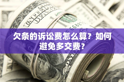 北京欠条的诉讼费怎么算？如何避免多交费？